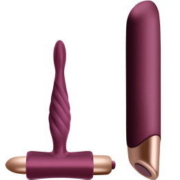 CLIMAXIMUM - RAPTURE KIT VIBRADOR CLÁSICO + PLUG ANAL PRINCIPIANTES | VibraZon
