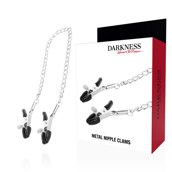 DARKNESS - PINZAS AJUSTABLES PARA PEZONES AJUSTABLES METAL | VibraZon