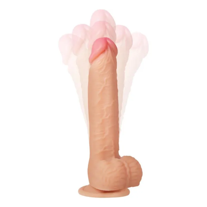 Cesur 3.0 Dildo Realista Vibración, Movimiento Ondulante, 360º y Telescópico Control Remoto USB de Centauro