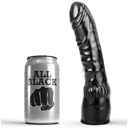 ALL NEGRO - DILDO NEGRO REALÍSTICO 20 CM | VibraZon