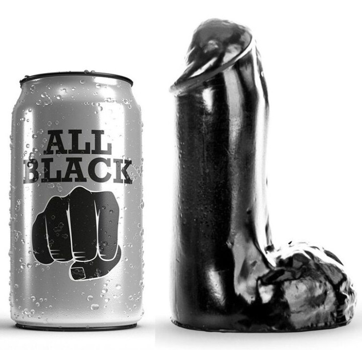ALL NEGRO - DILDO REALÍSTICO 13 CM | VibraZon