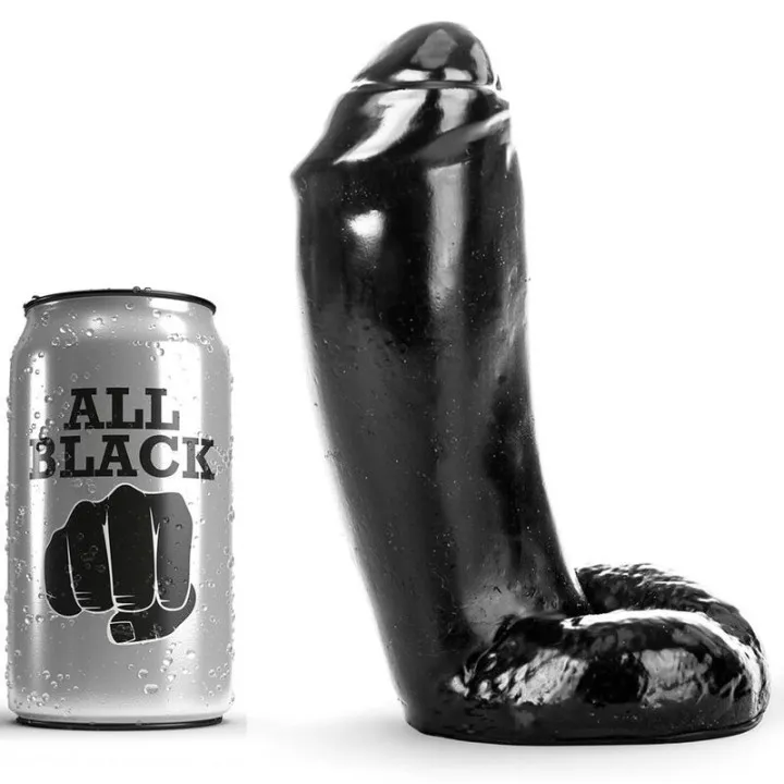 ALL NEGRO - DILDO REALÍSTICO 18 CM