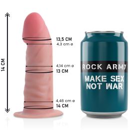 ROCKARMY -TIGER DILDO REALISTA DUAL DENSITY14 CM -O- 4.46 CM | VibraZon