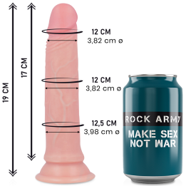 ROCKARMY - AVENGER DILDO REALÍSTICO LIQUIDA SILICONA 19 CM -O- 3.98 CM | VibraZon