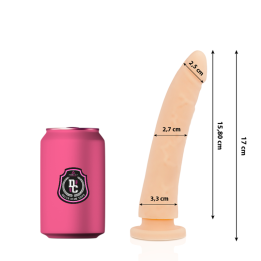 DELTA CLUB - DILDO REALISTA NATURAL SILICONA MEDICA 17 CM -O- 3 CM | VibraZon