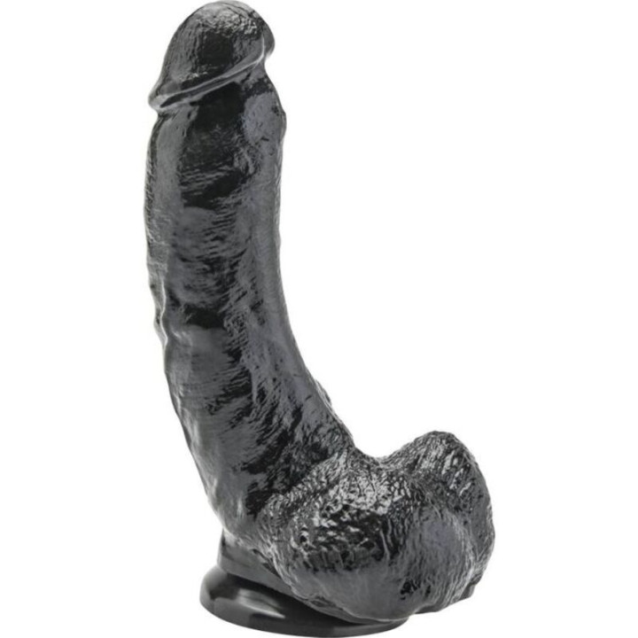 GET REAL - DILDO 20,5 CM CON TESTÍCULOS NEGRO | VibraZon