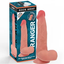 ROCKARMY - RANGER DILDO REALISTA DOBLE DENSIDAD LIQUIDA SILICONA 22 CM -O- 3.6 CM