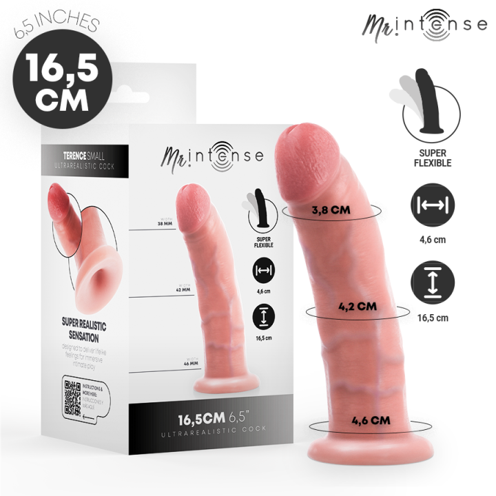 MR INTENSE - SMALL TERENCE DILDO 16.5 CM -Ø- 4.6 CM | VibraZon