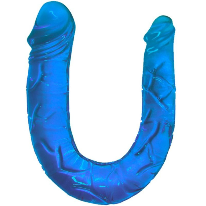 BAILE - DOUBLE DONG DILDO DOBLE AZUL | VibraZon