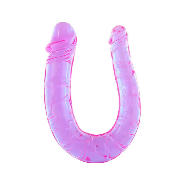 SEVEN CREATIONS - PENE CON DOS CABEZAS DE GELATINA FLEXIBLE