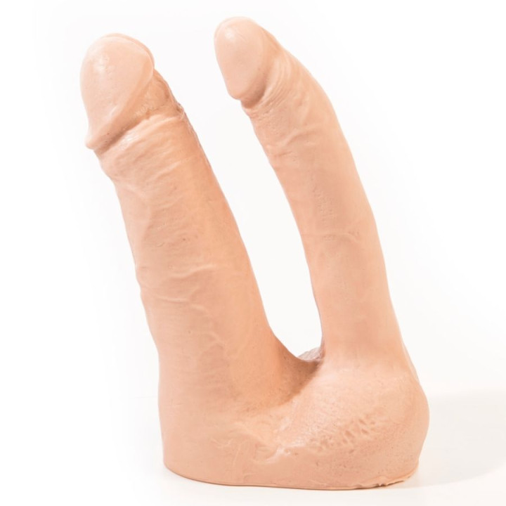 ROSA ROOM - ARTHUS DILDO DOBLE REALÍSTICO NATURAL 17CM/15.5CM | VibraZon