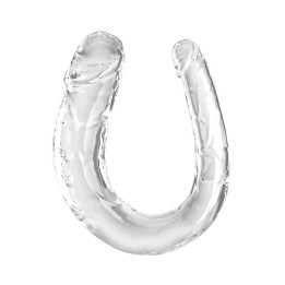 KING PENE - DOUBLE TROUBLE DILDO DOBLE 33 CM TRANSPARENTE | VibraZon