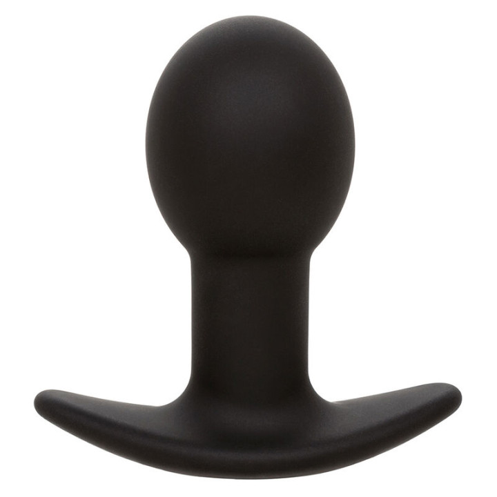 CALEXOTICS - ROCK BOTTOM PLUG ANAL 10 VIBRACIONES SILICONA NEGRO | VibraZon