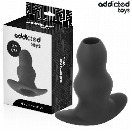 ADDICTED JUGUETES - PLUG ANAL HUECO SILICONA TALLA XL 13,9 CM | VibraZon