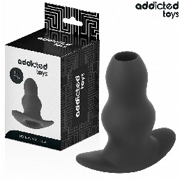 ADDICTED JUGUETES - PLUG ANAL HUECO SILICONA TALLA L 11.1 CM | VibraZon