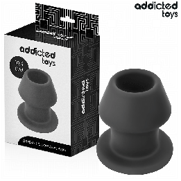 ADDICTED JUGUETES - PLUG ANAL HUECO EXTREM SILICONA TALLA L 10,4 CM | VibraZon