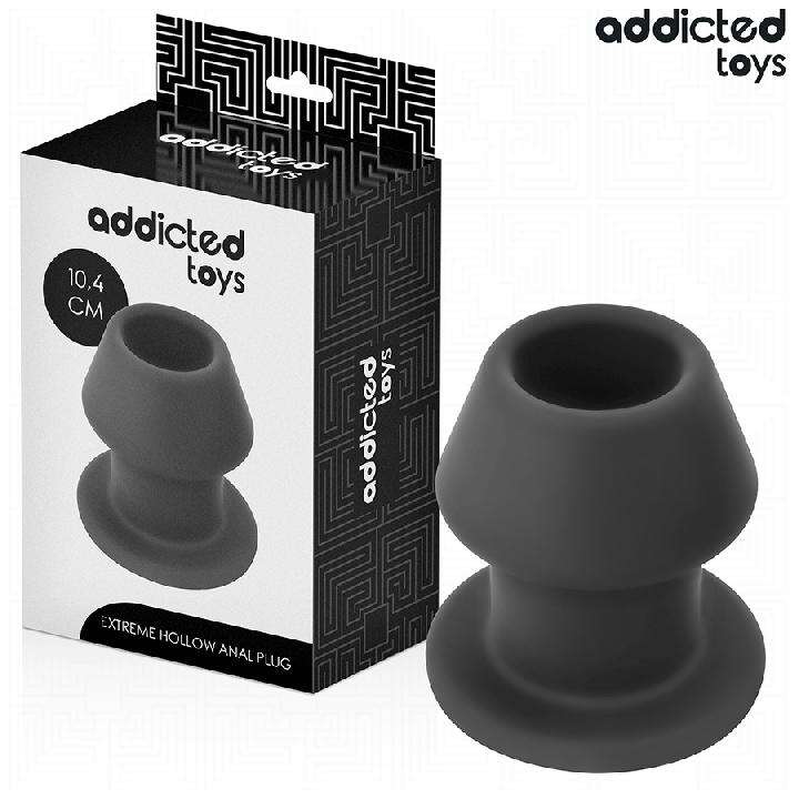 ADDICTED JUGUETES - PLUG ANAL HUECO EXTREM SILICONA TALLA L 10,4 CM | VibraZon