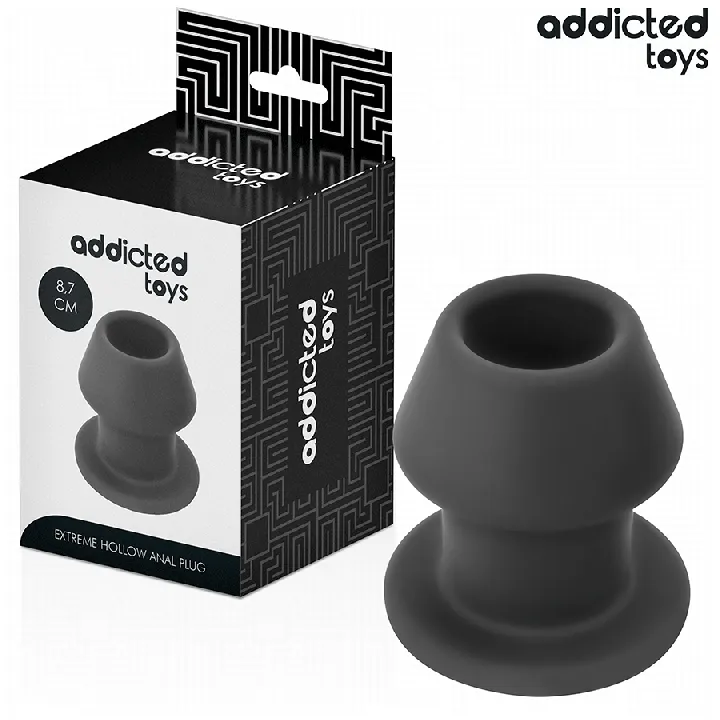 ADDICTED JUGUETES - PLUG ANAL HUECO EXTREM SILICONA TALLA M 8,7 CM