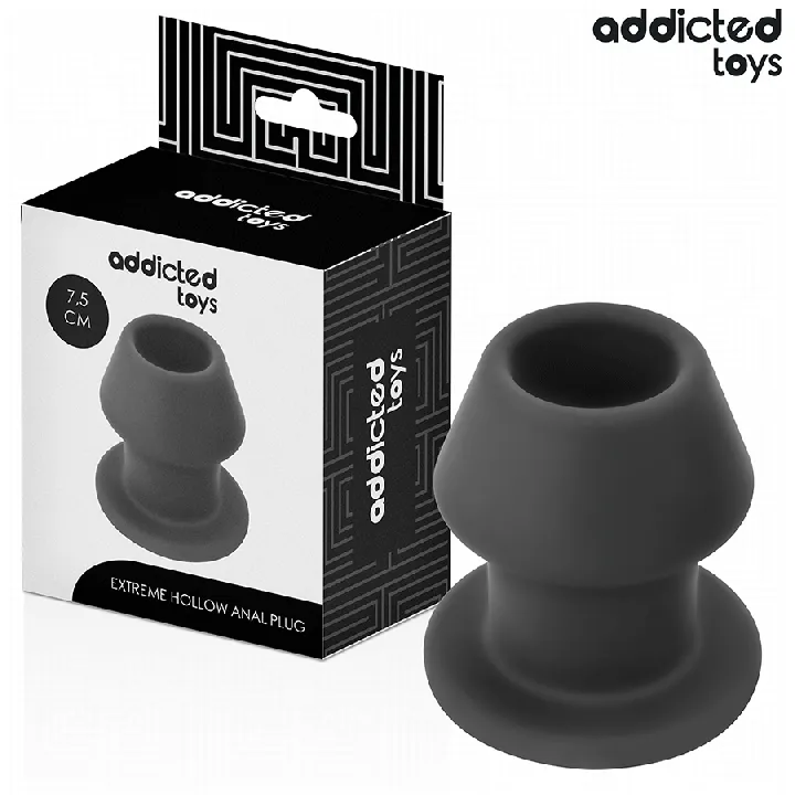 ADDICTED JUGUETES - PLUG ANAL HUECO EXTREM SILICONA TALLA S 7,5 CM