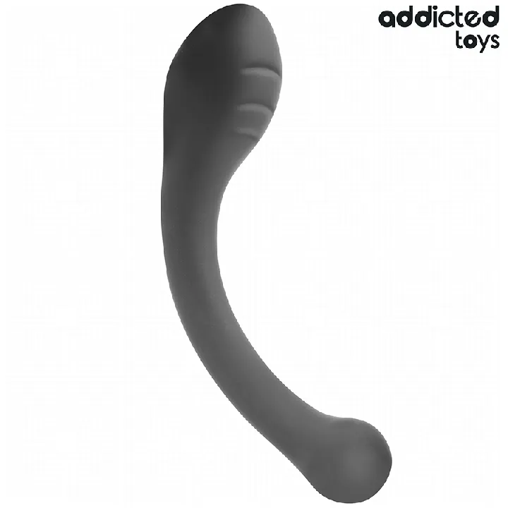 ADDICTED JUGUETES - ESTIMULADOR ANAL DOBLE SILICONA 18 CM