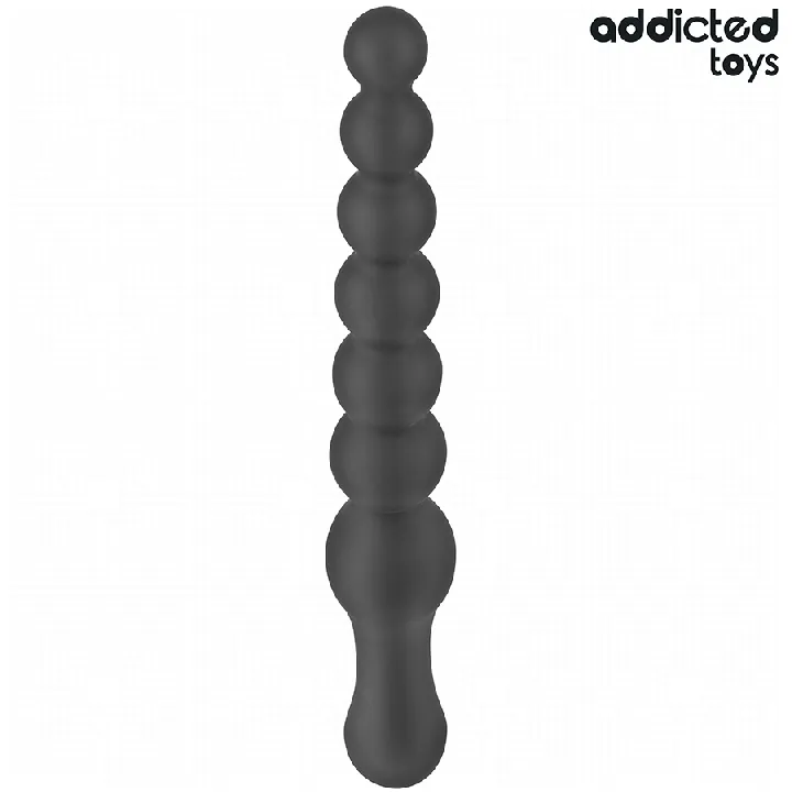 ADDICTED JUGUETES - MASAJEADOR ANAL DOBLE SILICONA 24 CM
