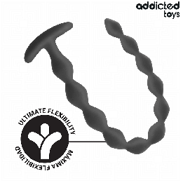 ADDICTED JUGUETES - ROSARIO ANAL 27 CM EXTRA LARGO SILICONA | VibraZon