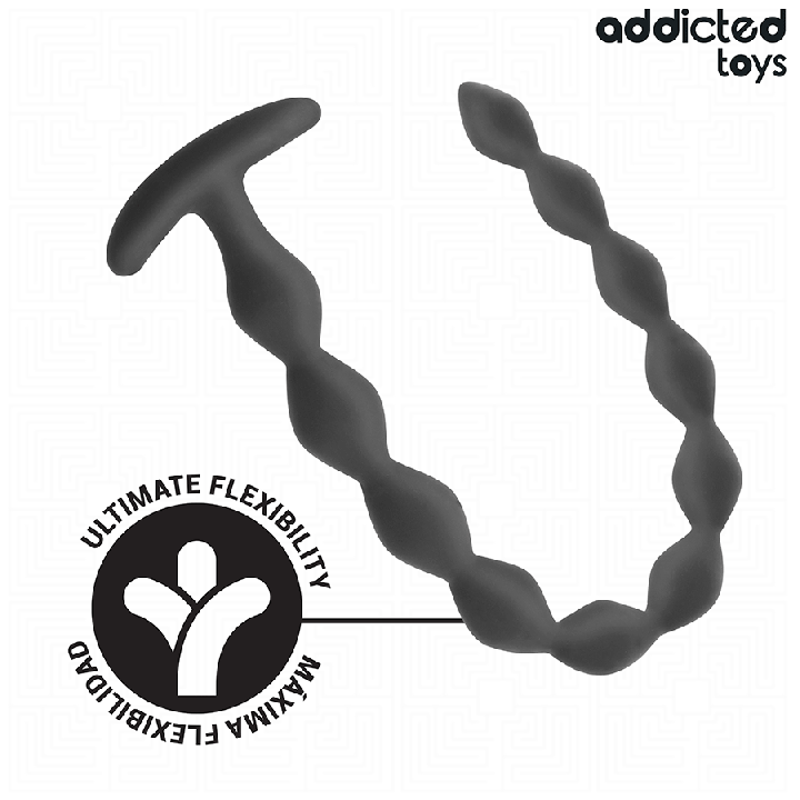 ADDICTED JUGUETES - ROSARIO ANAL 27 CM EXTRA LARGO SILICONA | VibraZon