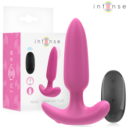 INTENSE - ROSS PLUG ANAL 10 VIBRACIONES ROSA CONTROL REMOTO | VibraZon