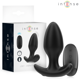 INTENSE - JOEY PLUG ANAL 10 VIBRACIONES NEGRO CONTROL REMOTO | VibraZon