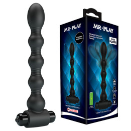 MR PLAY - MASAJEADOR PLUG ANAL CON VIBRACIÓN | VibraZon