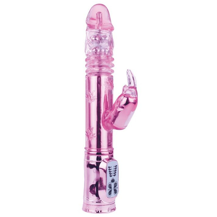 BAILE - THROBBING BUNNY ROTADOR RAMPANTE ROSA | VibraZon