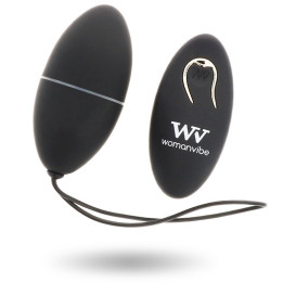 WOMANVIBE - ALSAN HUEVO CONTROL REMOTO NEGRO SILICONA NEGRO | VibraZon
