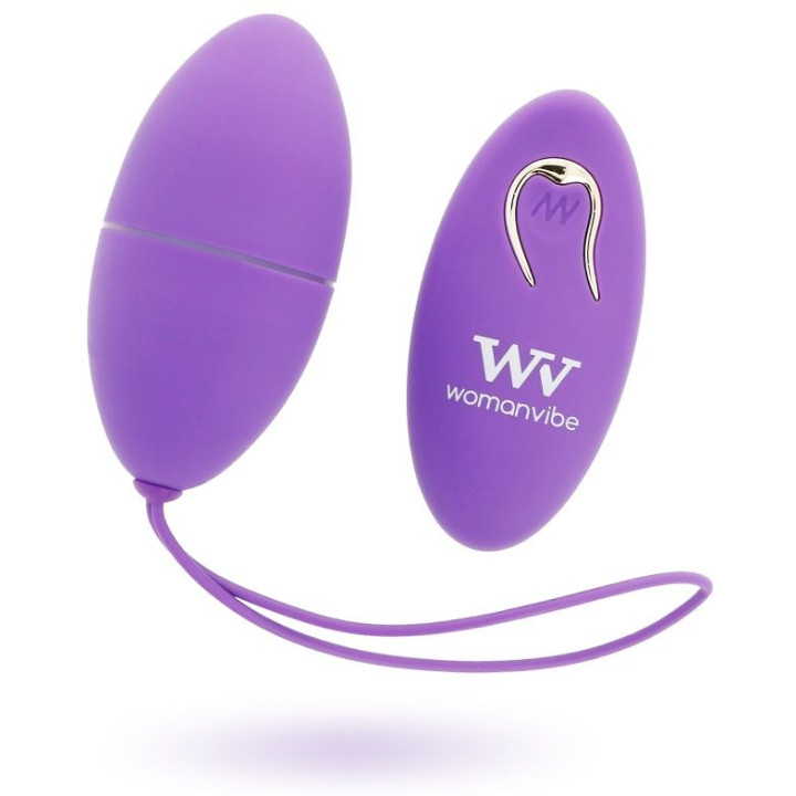 WOMANVIBE - ALSAN HUEVO CONTROL REMOTO SILICONA MORADO | VibraZon