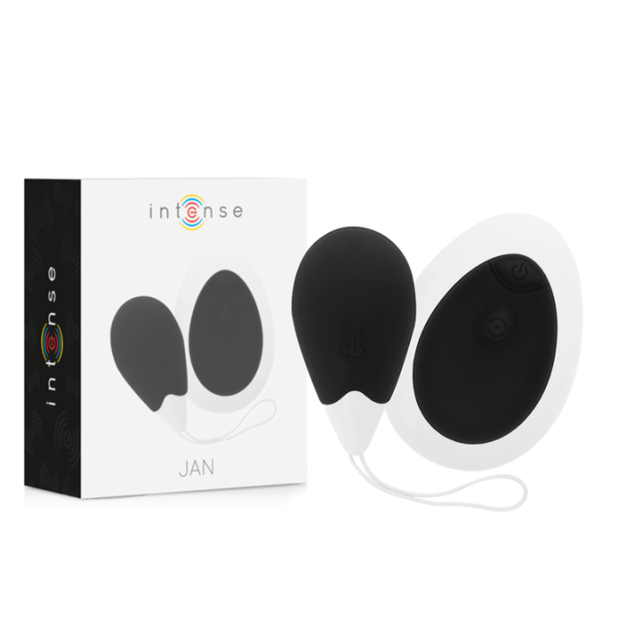 INTENSE - JAN HUEVO VIBRADOR CONTROL REMOTO NEGRO | VibraZon