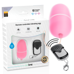 ONLINE - HUEVO VIBRADOR CONTROL REMOTO M ROSA | VibraZon
