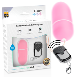 ONLINE - HUEVO VIBRADOR CONTROL REMOTO L ROSA | VibraZon