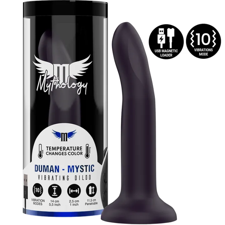 MYTHOLOGY DUMAN MYSTIC DILDO S - VIBRADOR COMPATIBLE CON WATCHME INALAMBRICO TECNOLOGIA
