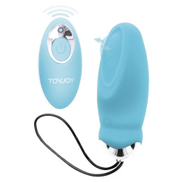 TOYJOY - HAPPINESS IM SO EGGCITED VIBRADOR CON CONTROL REMOTO AZUL | VibraZon