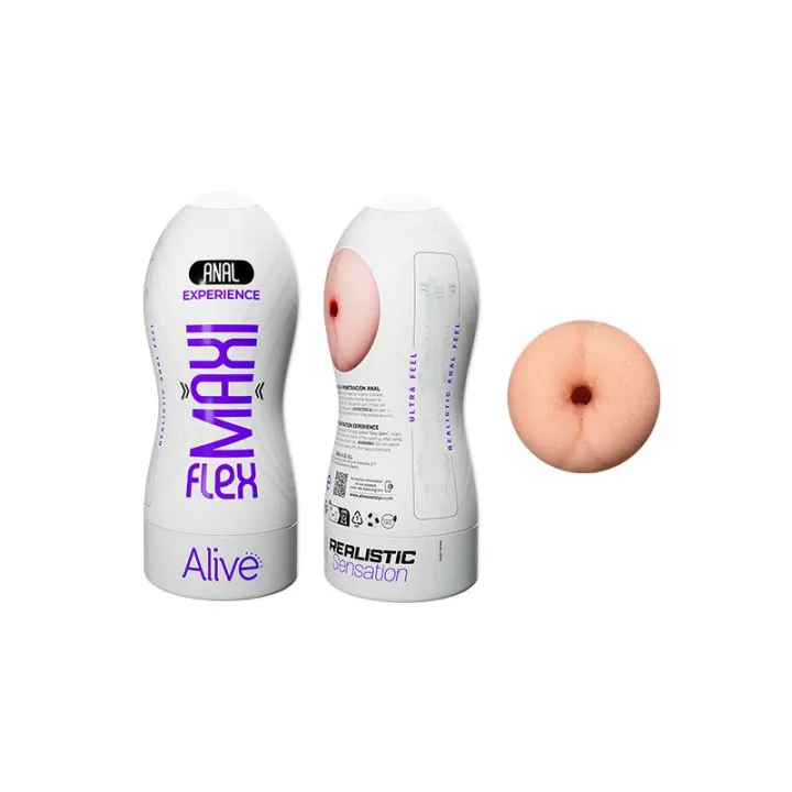Anal Maxi Flesh Masturbador Talla L de Alive