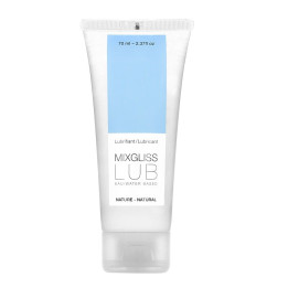 MIXGLISS - LUBRICANTE BASE DE AGUA NATURAL 70 ML | VibraZon