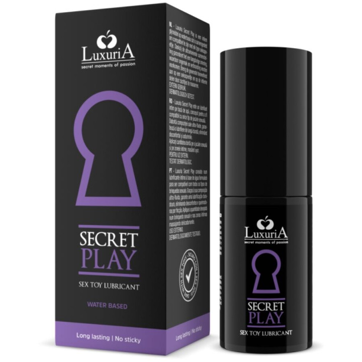 INTIMATELINE LUXURIA - LUBRICANTE PARA JUGUETES SECRET PLAY 30 ML | VibraZon