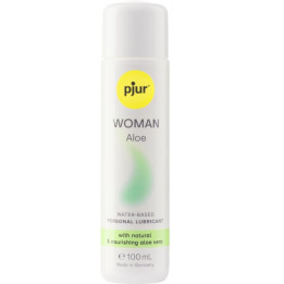 PJUR - WOMAN ALOE LUBRICANTE BASE AGUA 100 ML | VibraZon