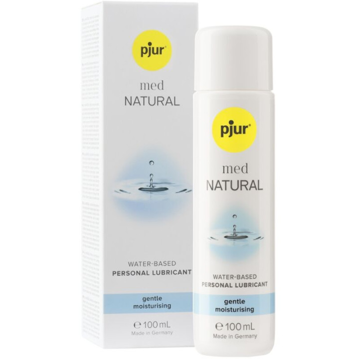 PJUR - MED NATURAL LUBRICANTE BASE AGUA 100 ML | VibraZon