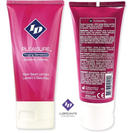 ID PLEASURE - LUBRICANTE BASE AGUA TINGING SENSACION TRAVEL TUBE 60 ML | VibraZon