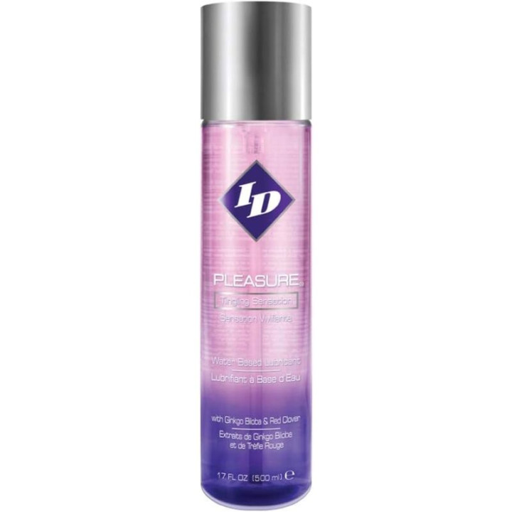 ID PLEASURE - LUBRICANTE BASE AGUA TINGING SENSACION 500 ML | VibraZon