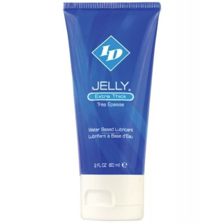 ID JELLY - LUBRICANTE BASE AGUA EXTRA THICK TRAVEL TUBE 60 ML | VibraZon