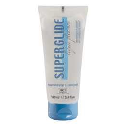 HOT - SUPERGLIDE LIQUIDA PLEASURE LUBRICANTE BASE AGUA 100 ML | VibraZon
