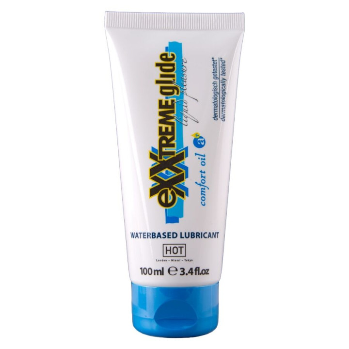 HOT - EXXTREME GLIDE LUBRICANTE BASE AGUA + ACEITE CONFORT A+ 100 ML | VibraZon