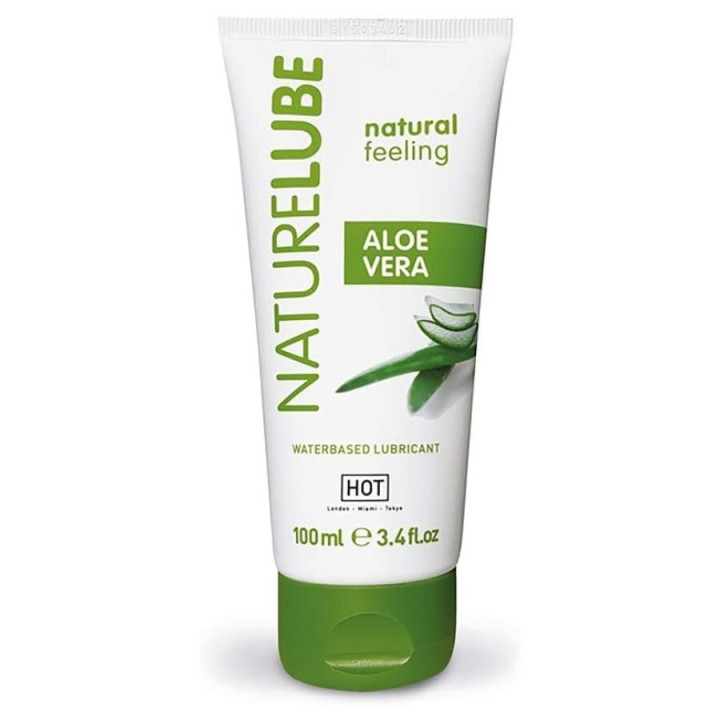 HOT - NATURE LUBE LUBRICANTE BASE AGUA ALOE VERA 100 ML | VibraZon