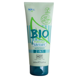 HOT - BIO MASAJE & LUBRICANTE BASE AGUA 2 EN 1 200 ML | VibraZon